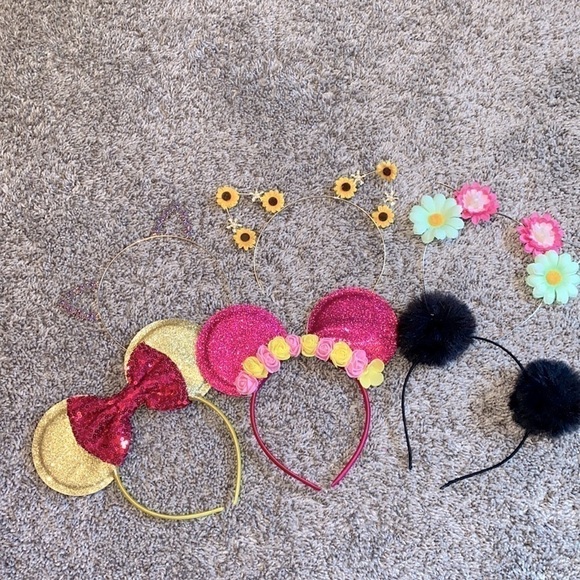 Minnie ears and Cat ears Lot - Picture 1 of 5